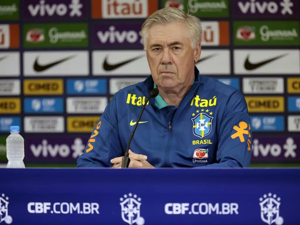Rời Real, Carlo Ancelotti giờ đây đang là huấn luyện viên trưởng tuyển Brazil