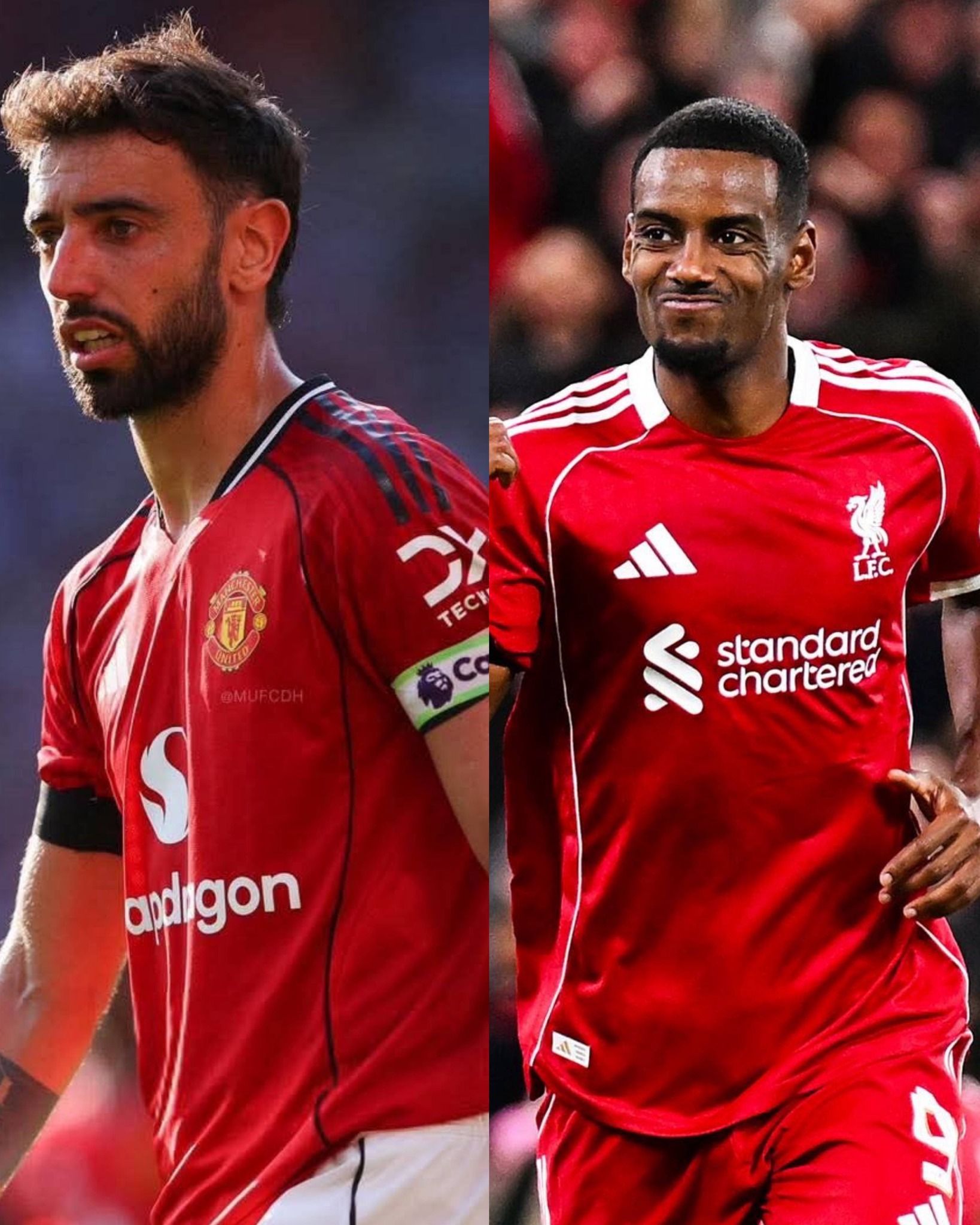 Bruno và Isak là 2 trụ cột ăn lương cao nhất tại M.U và Liverpool